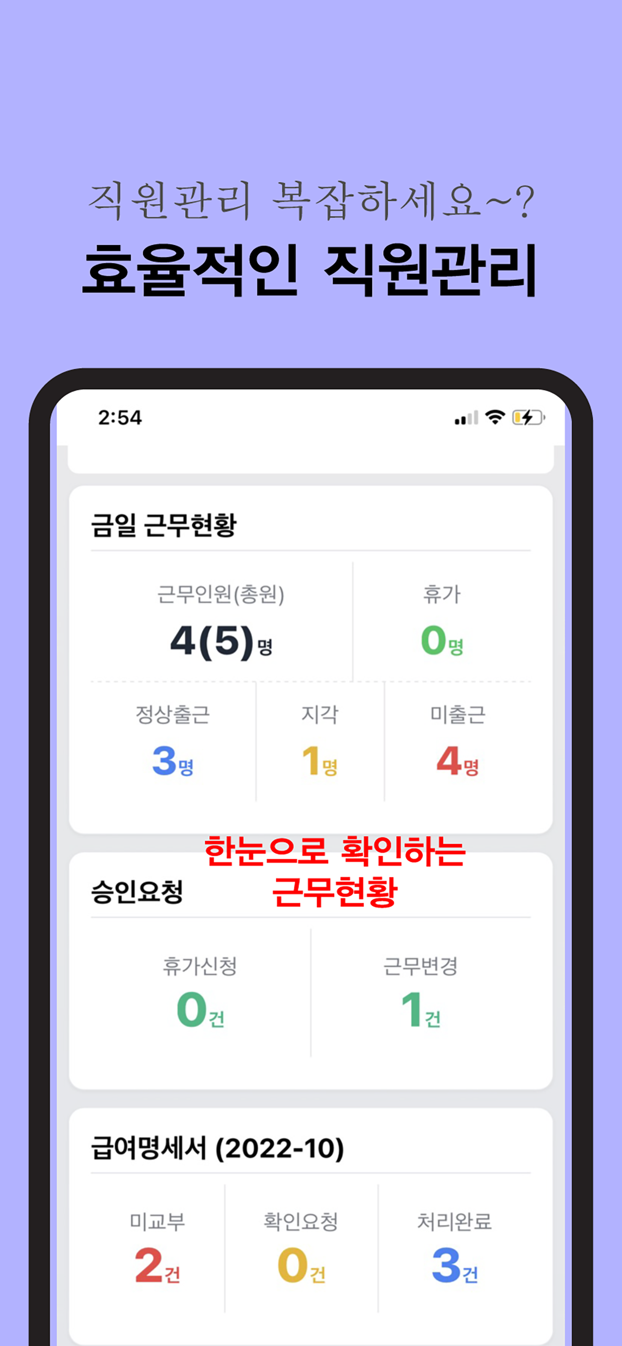 월봉이-급여 관리 계산,급여명세서,근태관리,직원 출퇴근