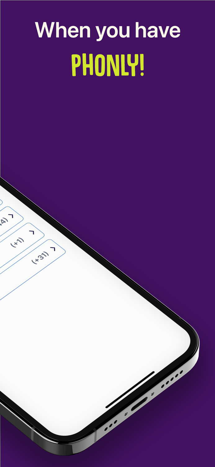 Phonly Second Phone Number