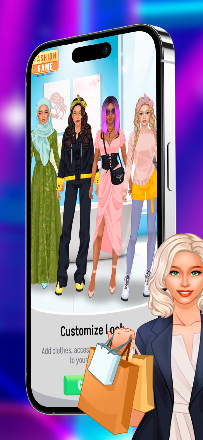 Fashion Game Dress Up Makeup
