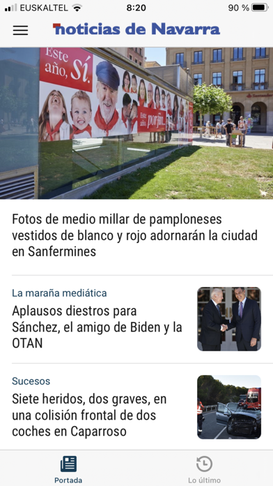 Diario de Noticias de Navarra Screenshot