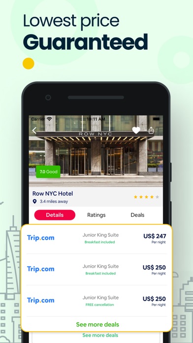 Hotel Discounts・Booking App Screenshot