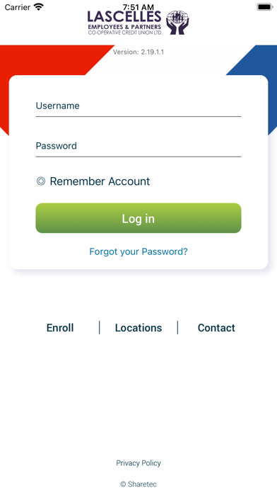 Lascelles Credit Union Screenshot