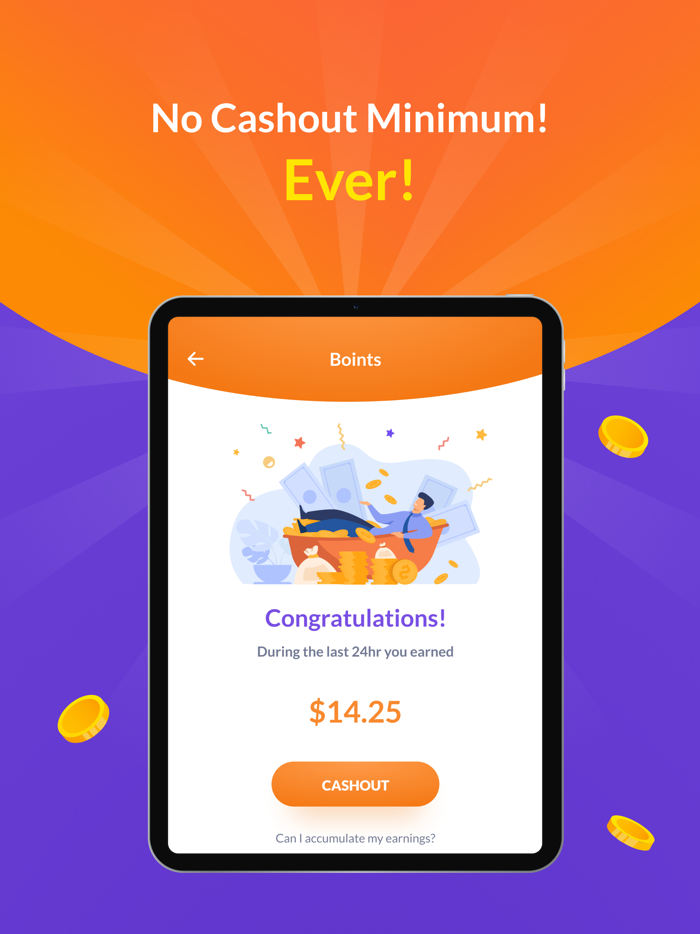 Boints Survey Cash
