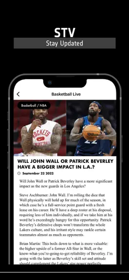 Game screenshot Basketball TV Live Stream hack