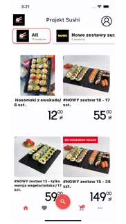 projekt sushi iphone screenshot 1