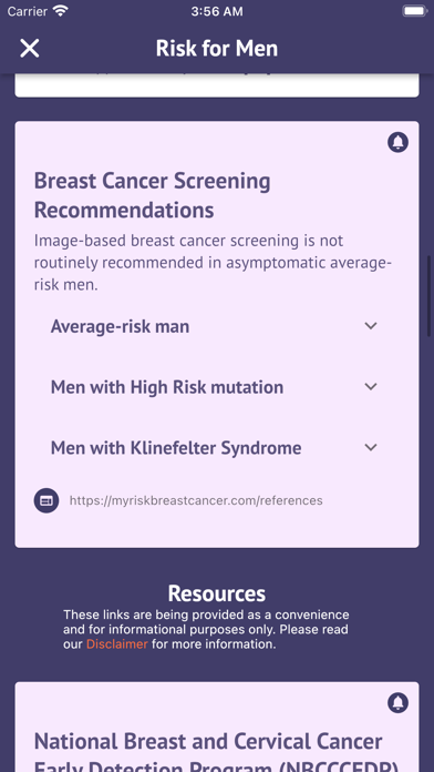 My Risk Breast Cancer Screenshot