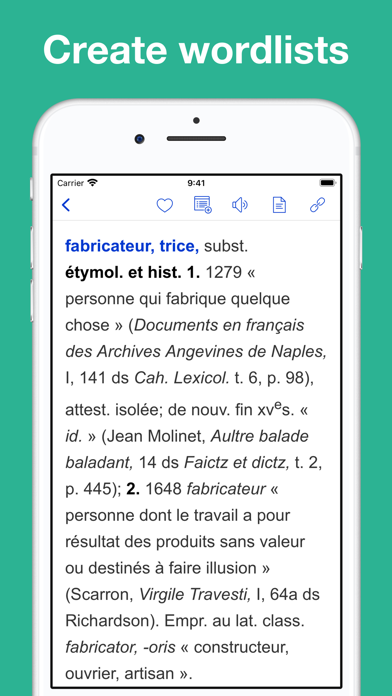 French Etymological Dictionary Screenshot