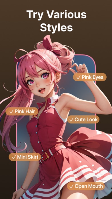 Anime Art - AI Girl Generator Screenshot