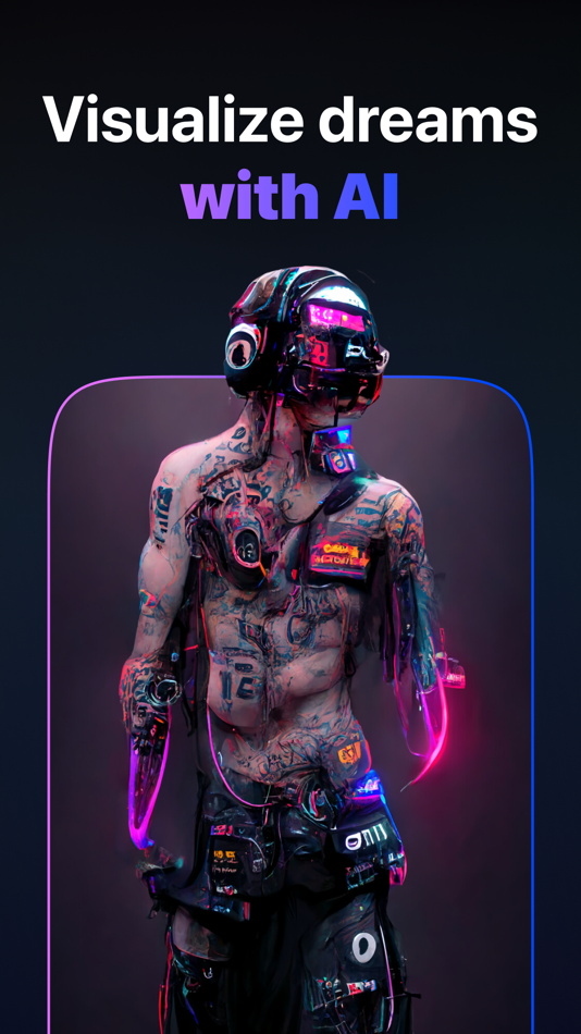 #1. DARWIN・AI Art Generator・Paint (iOS) Podle: Niyaz Vakhpiev