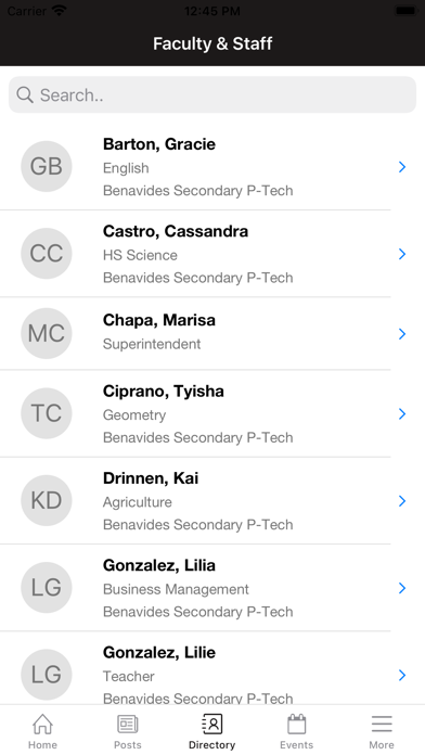 Benavides Ind School District Screenshot