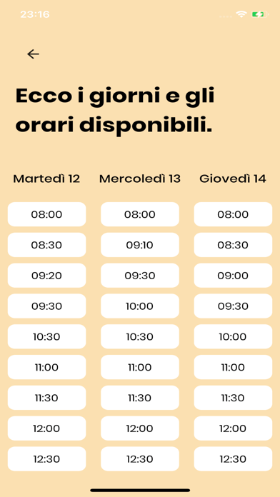 Snappy Booking - Prenotazioni Screenshot