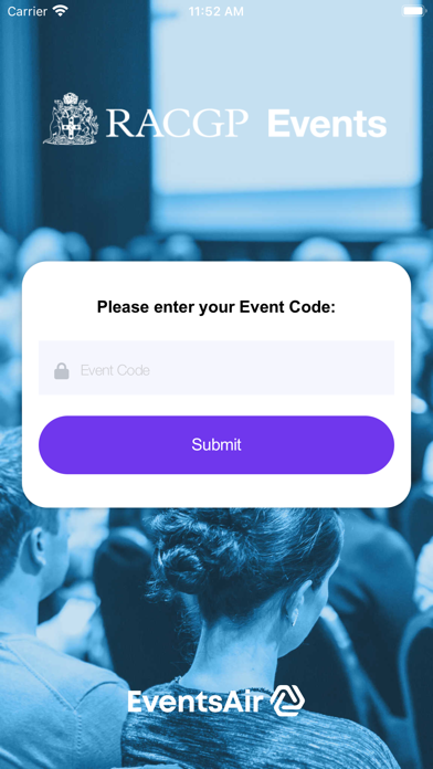 RACGP Events Screenshot