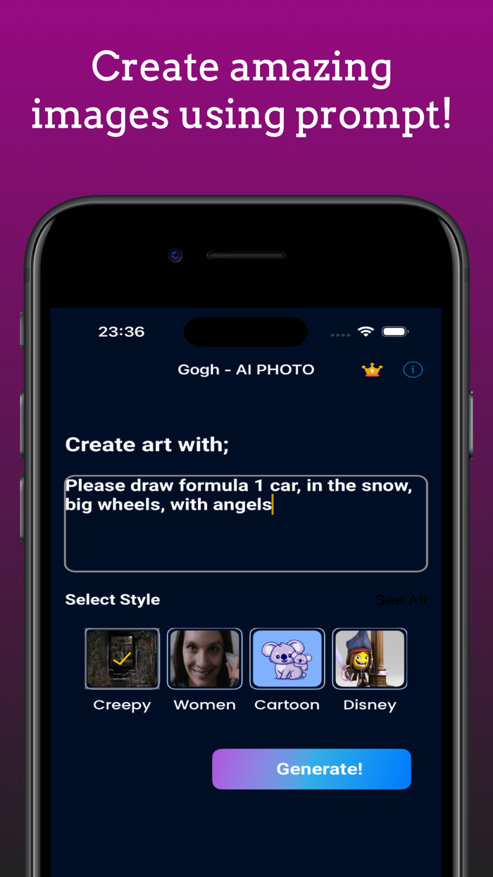 Gogh- AI Art Photo Generator