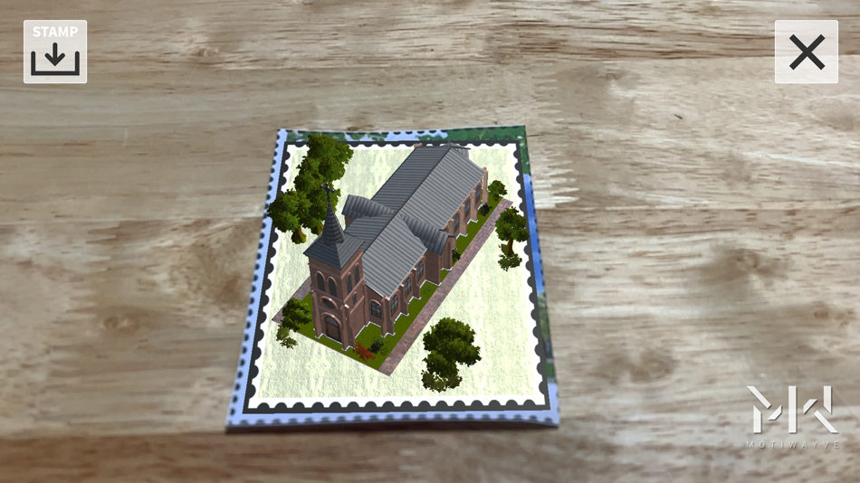 #1. NEXTSTEP-StampAR (iOS) 由: Simwoong Youk