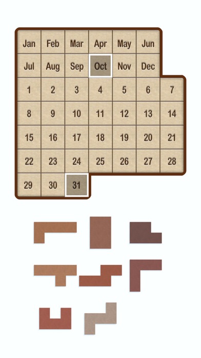 Calendar Puzzle! Screenshot
