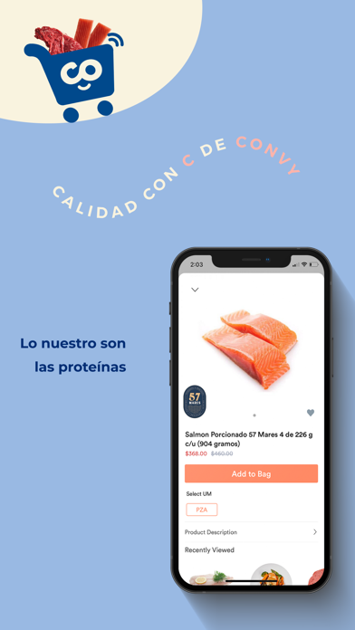 CONVY – Tu super de proteínas Screenshot