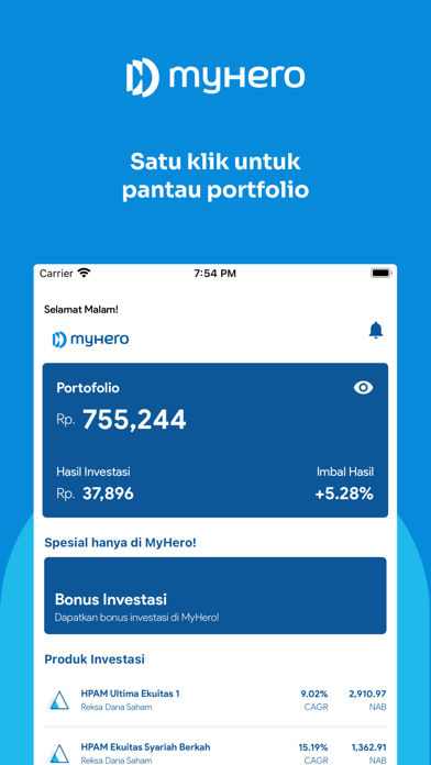 MyHero - Investasi Reksadana Screenshot