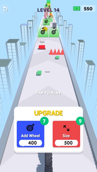Wheels on Road Screenshot