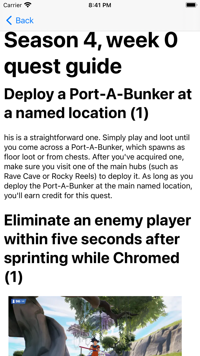 Guide Map for Fortnite - 2022