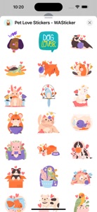 Pet Love Stickers - WASticker screenshot #4 for iPhone