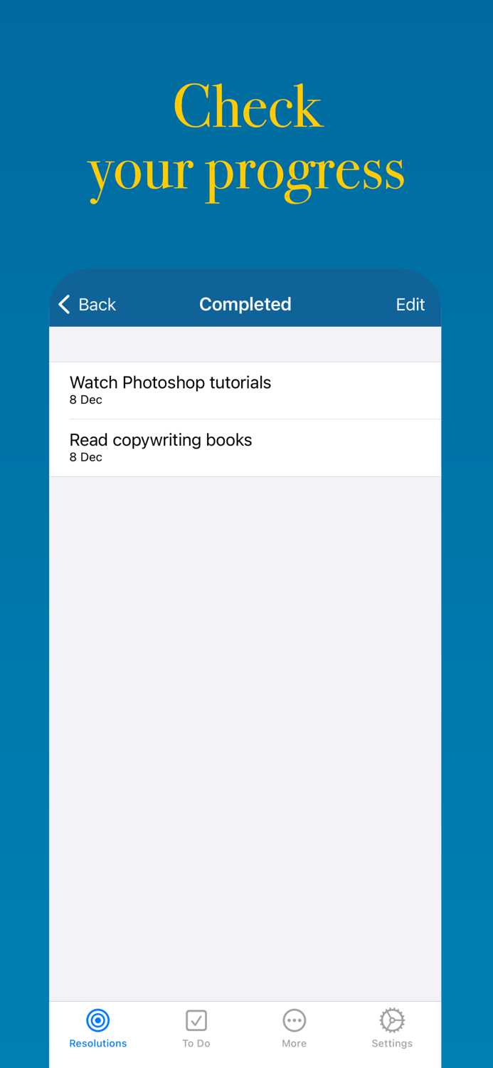 Resolutions 2023 - New Year