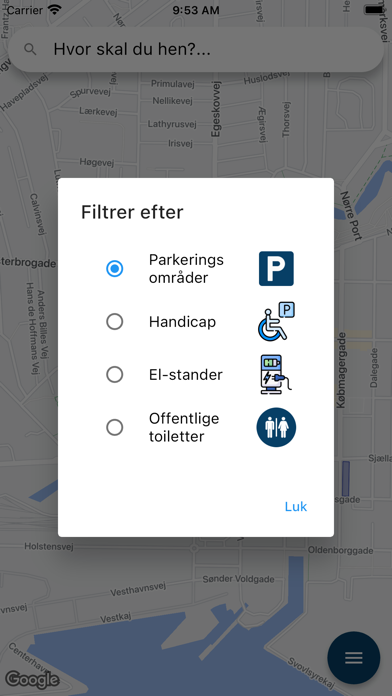 Fredericia Parkering Screenshot