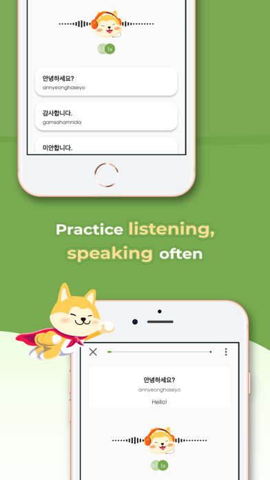Learn basic Korean - HeyKorea Screenshot