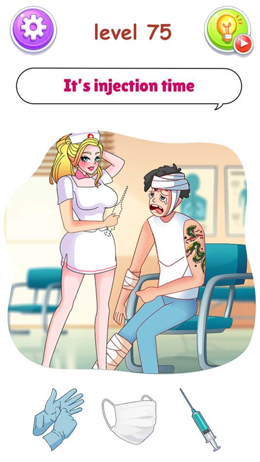 #2. Brain Test 2: Displace Story (iOS) By: Gioi Pham