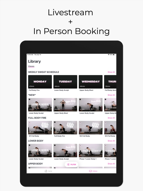 PWR by ROZ iPad screenshot 3 - Health & Fitness app