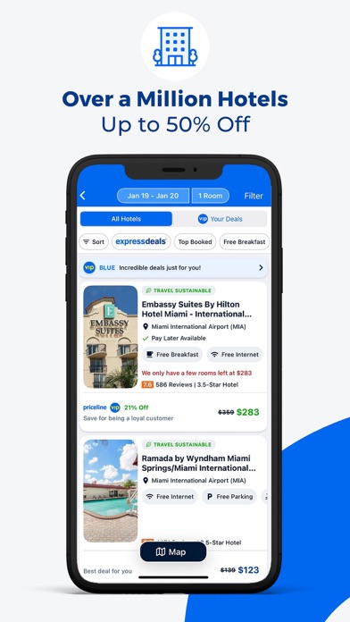 Priceline - Hotel, Car, Flight Screenshot