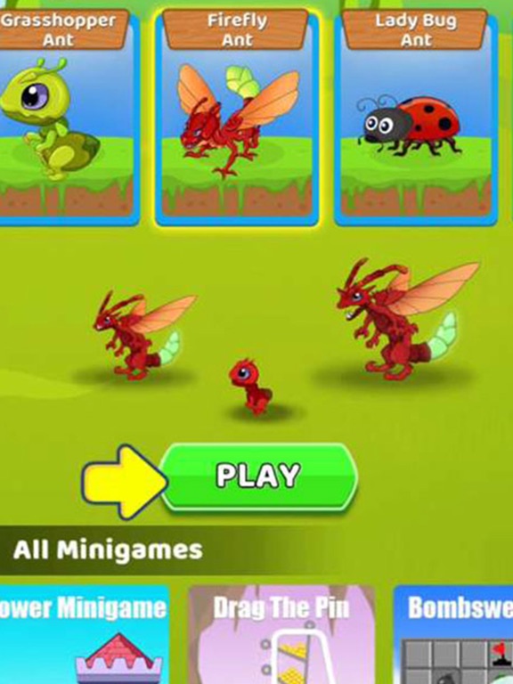 Monster vs Ant -battle & build iPad screenshot 5 - Games app