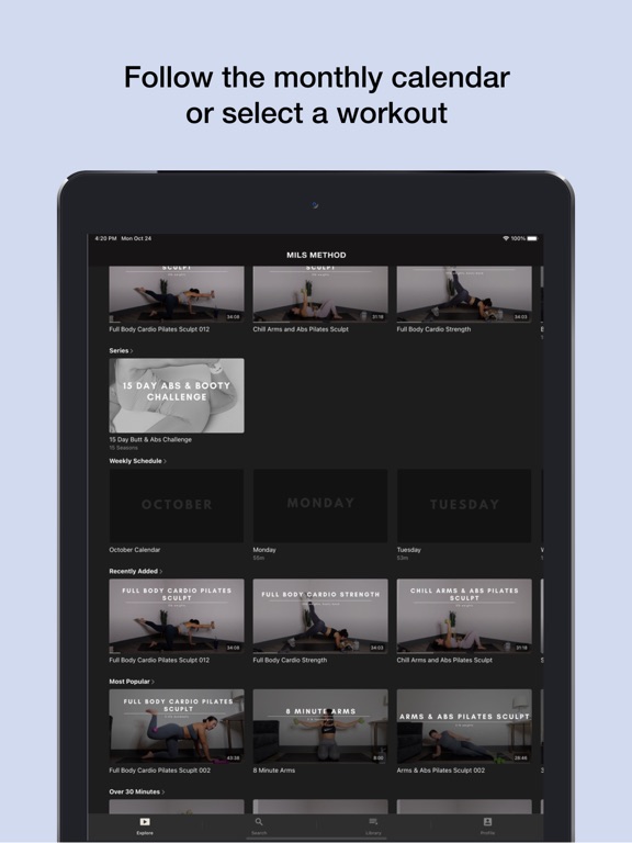 Mils Method iPad screenshot 3 - Health & Fitness app