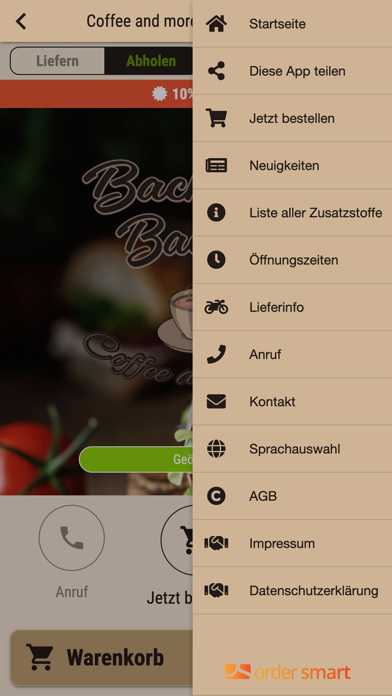 Coffeeandmore Backshop Backery Screenshot