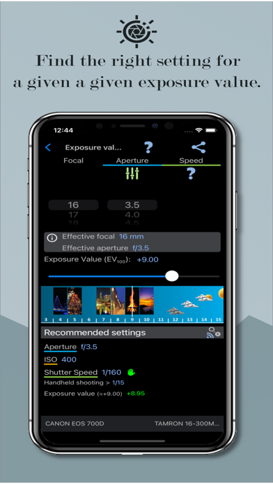 Photographer's companion Screenshot