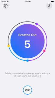 deep breathing exercises iphone screenshot 1