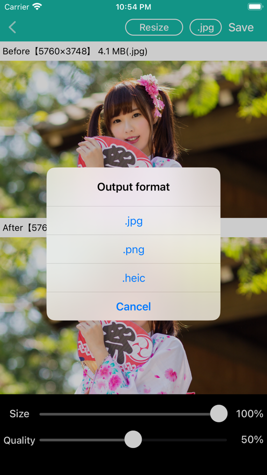 #4. Image Compress&Resize (iOS) Podle: Yudai Muraoka