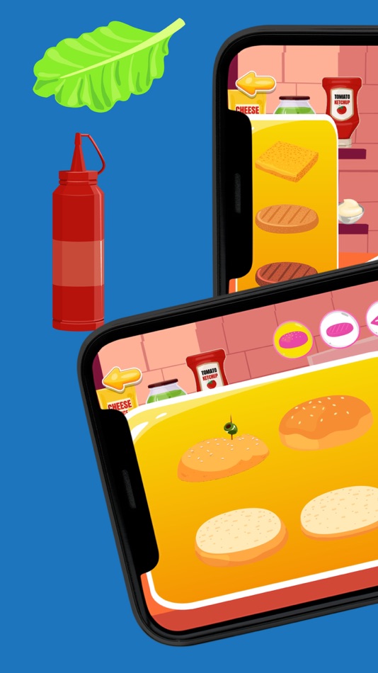#1. Make a Burger (iOS) 由: TOKEN MASTERS FOR SOFTWARE