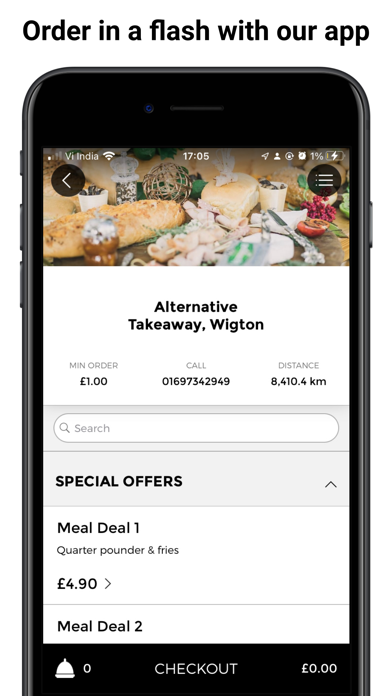 Alternative Takeaway Screenshot