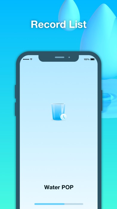 Water POP - drink habits Screenshot