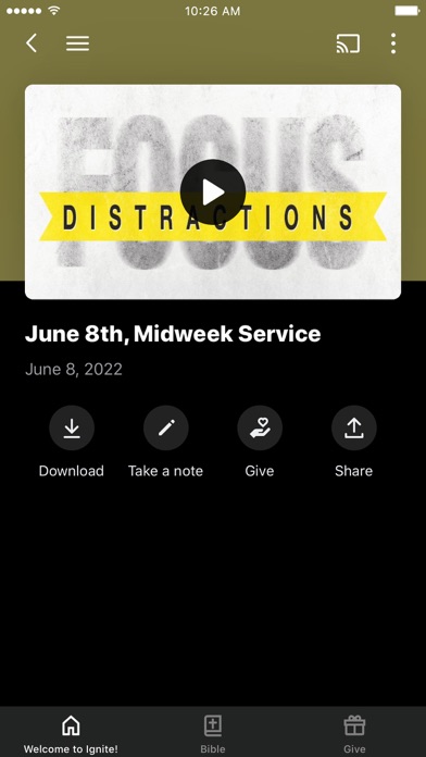 Ignite Church VT Screenshot