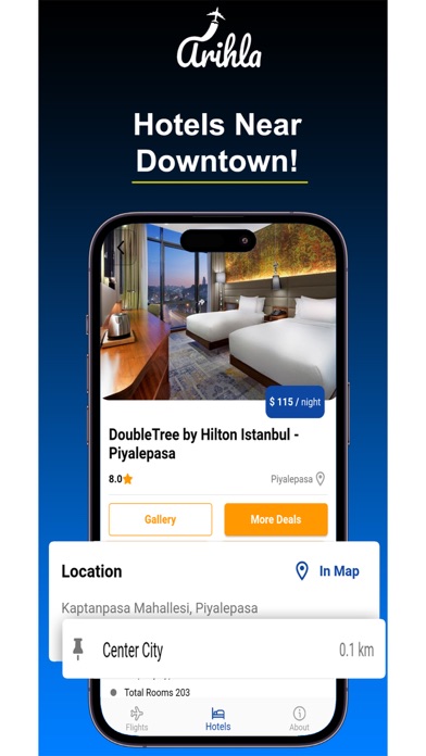 Arihla: Cheap Flights & Hotels Screenshot