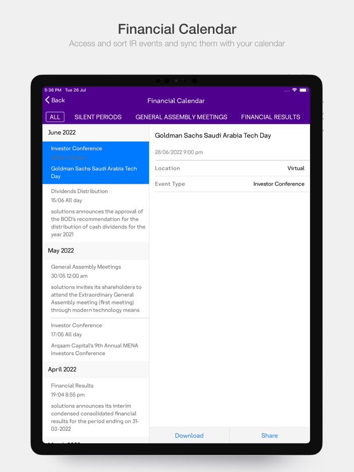 solutions investor relations