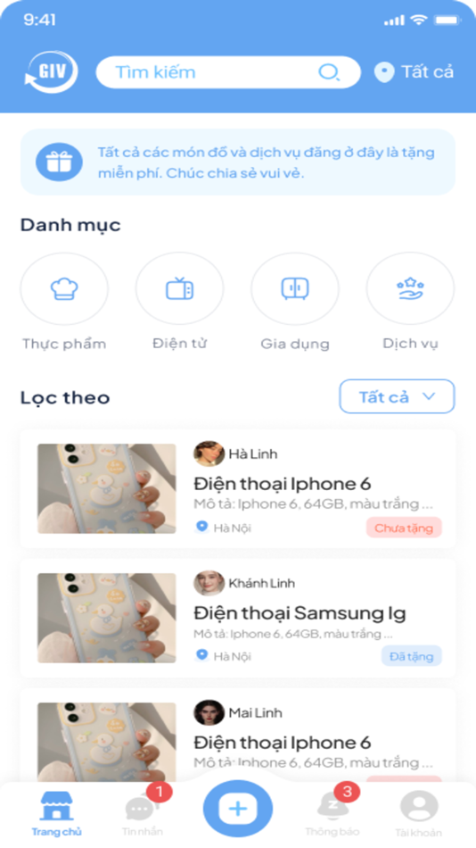 #1. Giv App (iOS) By: Tinasoft Vietnam.,JSC