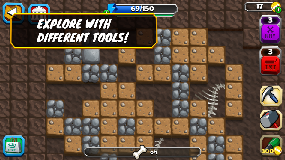 #4. Dino Quest: Fossil Games (iOS) Podle: TPG TECNOLOGIA DA INFORMACAO LTDA