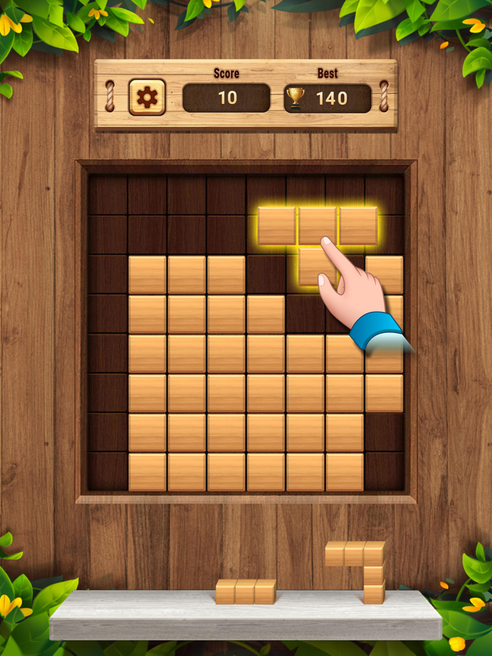 Block Puzzle Wood Jewels