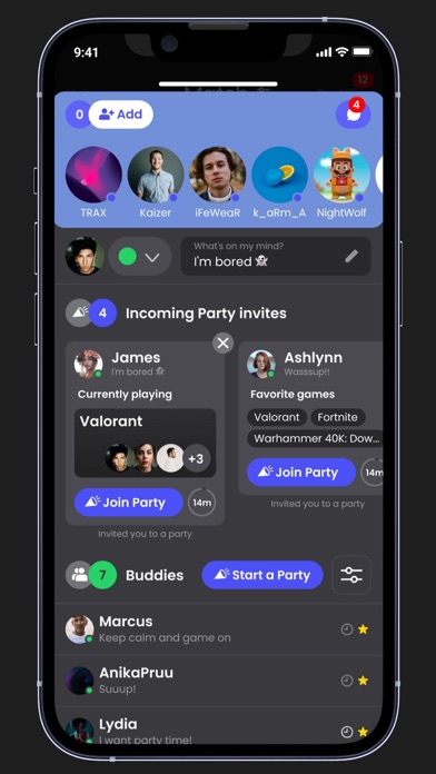 eBlitz - Team up, Party, Play Screenshot