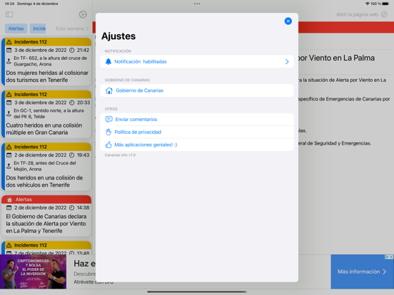 Screenshot #6 pour Canarias info