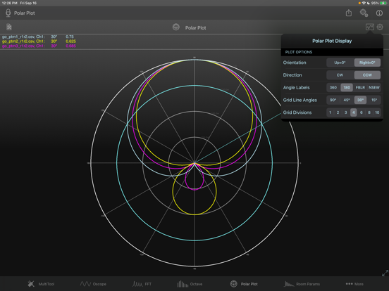 SignalScope X iPad app afbeelding 4
