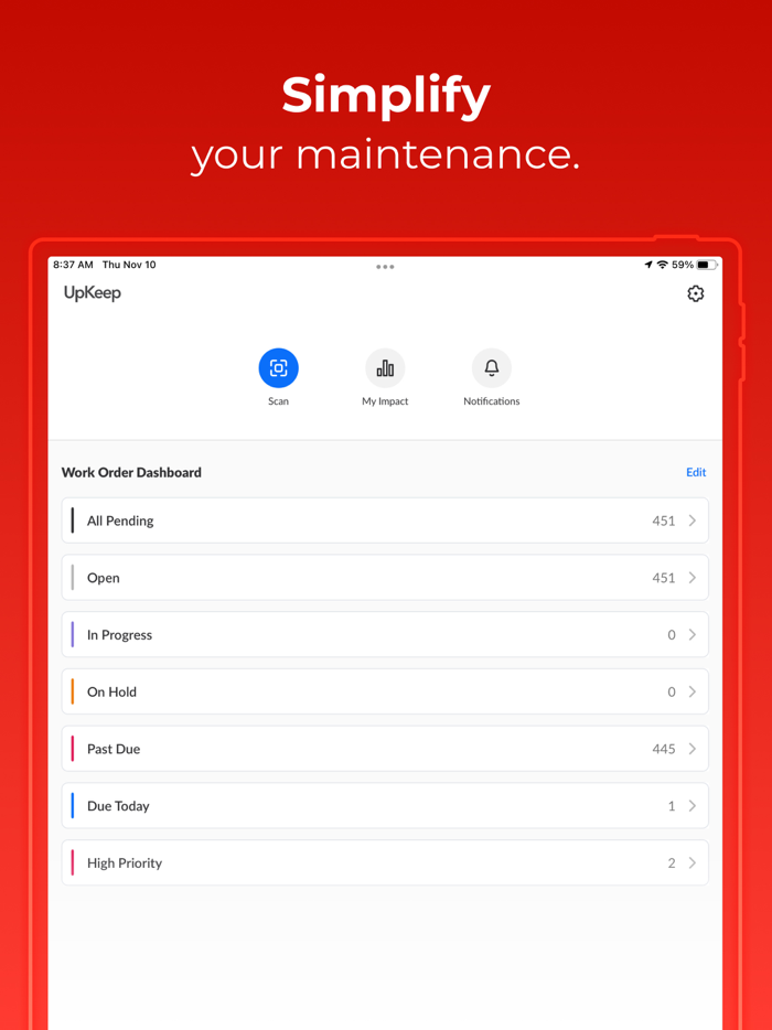 UpKeep Work Order Maintenance