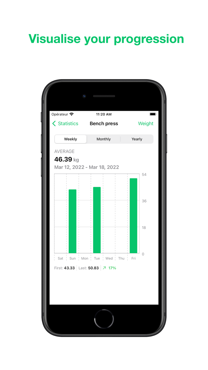 GymTracker Track workouts